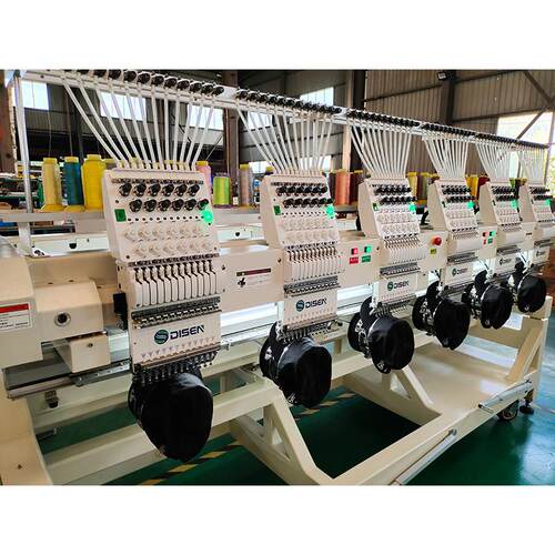 六头全自动电脑绣花机帽绣机厂家 automatic embroidery machine