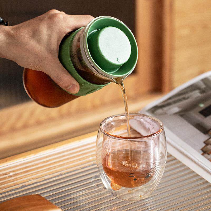 帝国冷萃咖啡壶美式冰酿咖啡冷泡花果茶壶可携式玻璃刻度冷水杯户