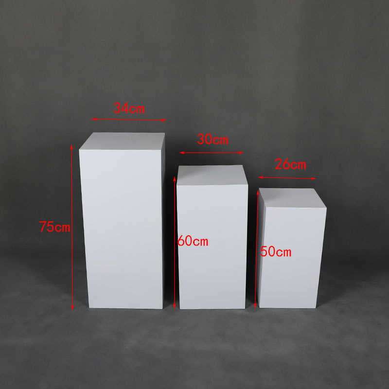 甜品艺铁舞台派对婚庆婚礼方柱路摆件外贸台装饰橱窗布置引