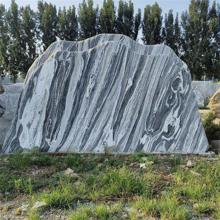 厂家直销景观假山石风景石 观赏刻字景观石 雪浪石切片