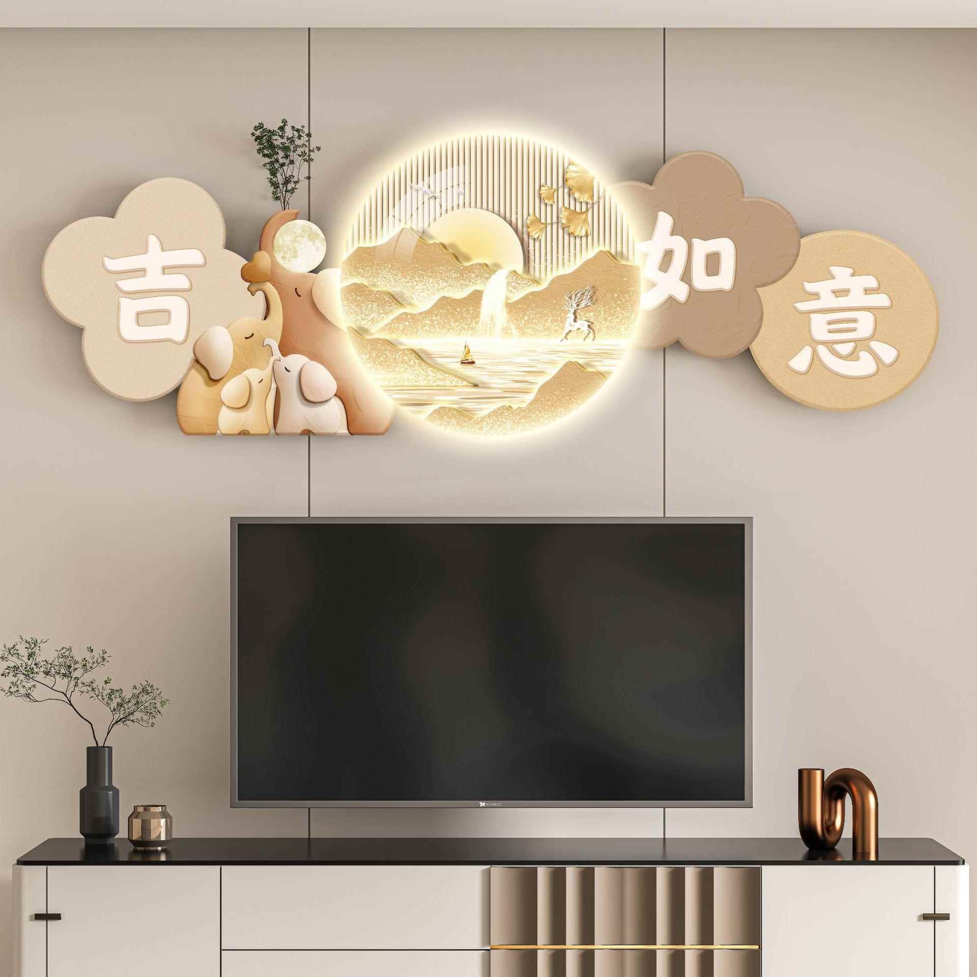 电视背景墙壁画2025新款客厅背景墙挂画饭厅墙面装饰画影视墙挂件