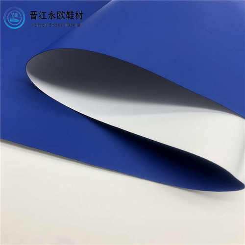 TPU 0.45mm厚UM-T光面纹理无缝热切皮革鞋材材料TPU leather