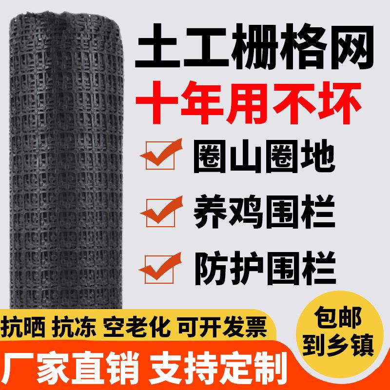 养殖鸡鸭网鱼塘围栏塑料围网土工格栅圈玉米网圈地果园水产养殖网