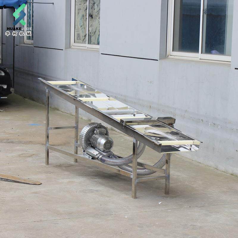 华柯塑料造粒机辅机除水不锈钢托板去除多余水分吹风吸水一体机
