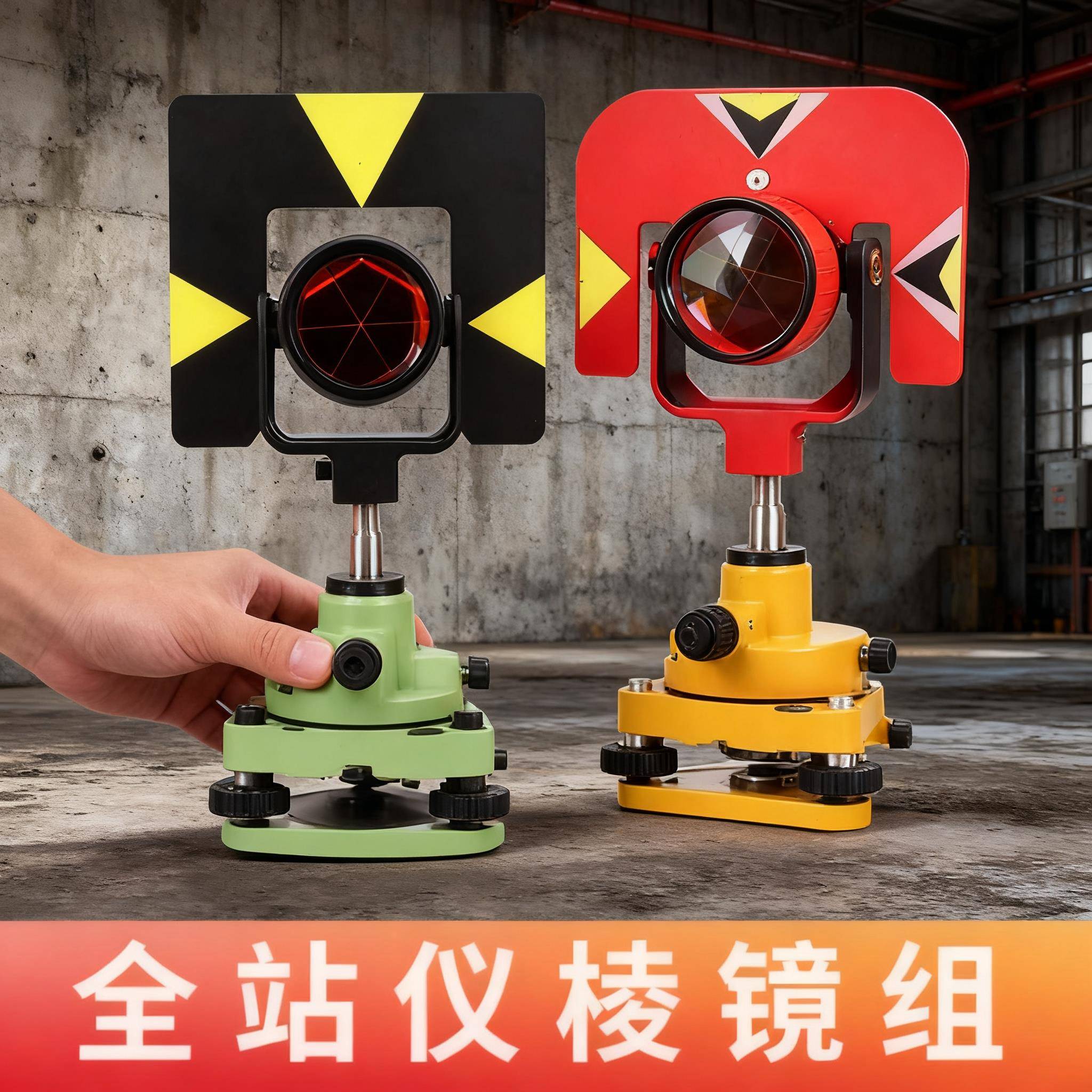 全站仪全套组GPH1GPR111基座单棱镜组合测绘光学对中拓普康棱镜组