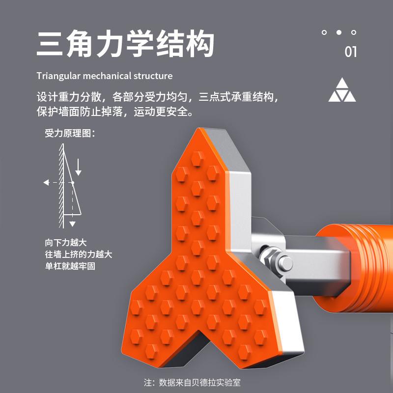 拉门上单杠家用室内儿童免打孔墙体引体向上器小孩健身器材