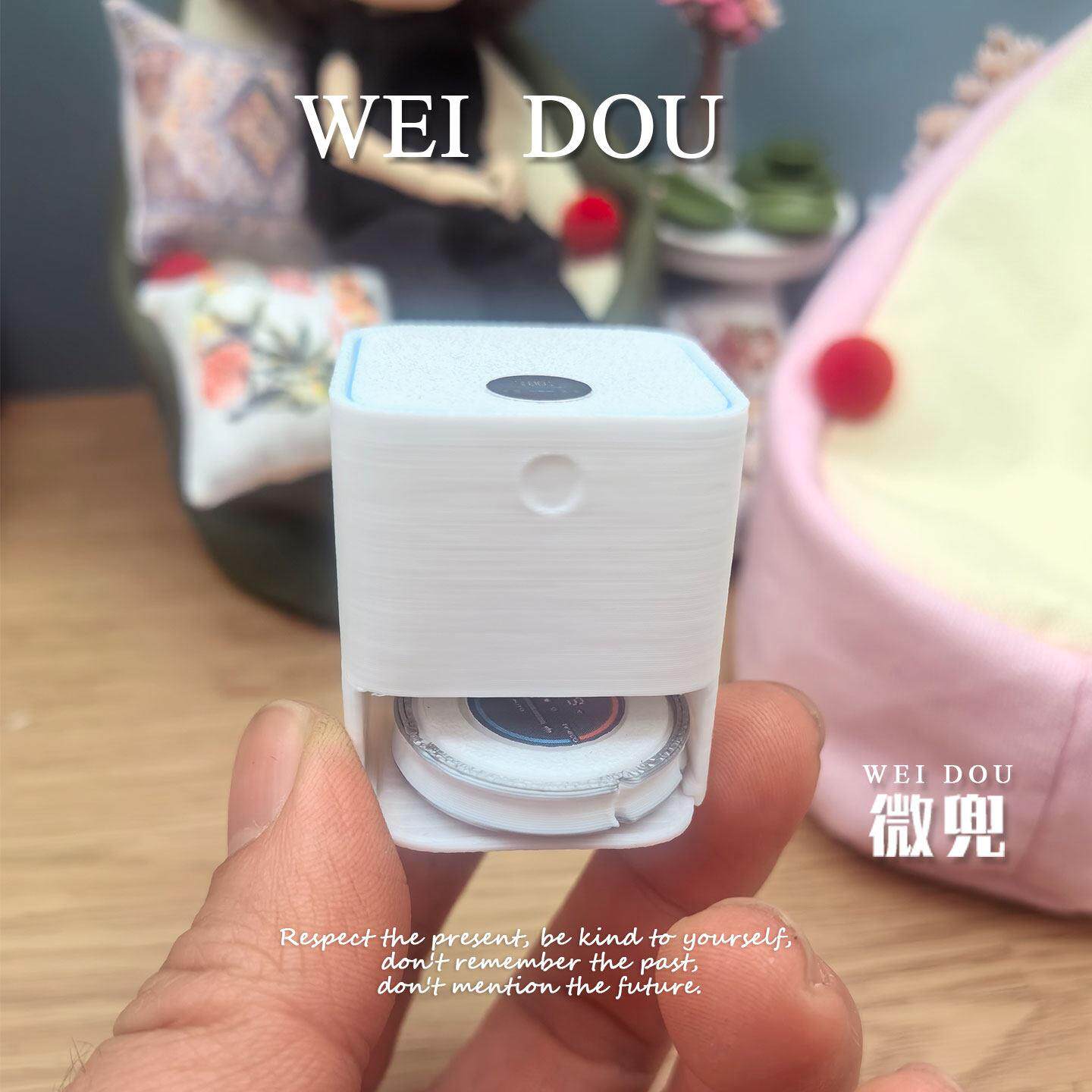 bjd迷你娃屋扫地机器人模型12分袖珍清洁工具道具微缩食玩吸尘器