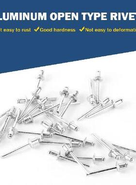 50pcs Hollow Blind Rivets Aluminum Self-plugging Rivet