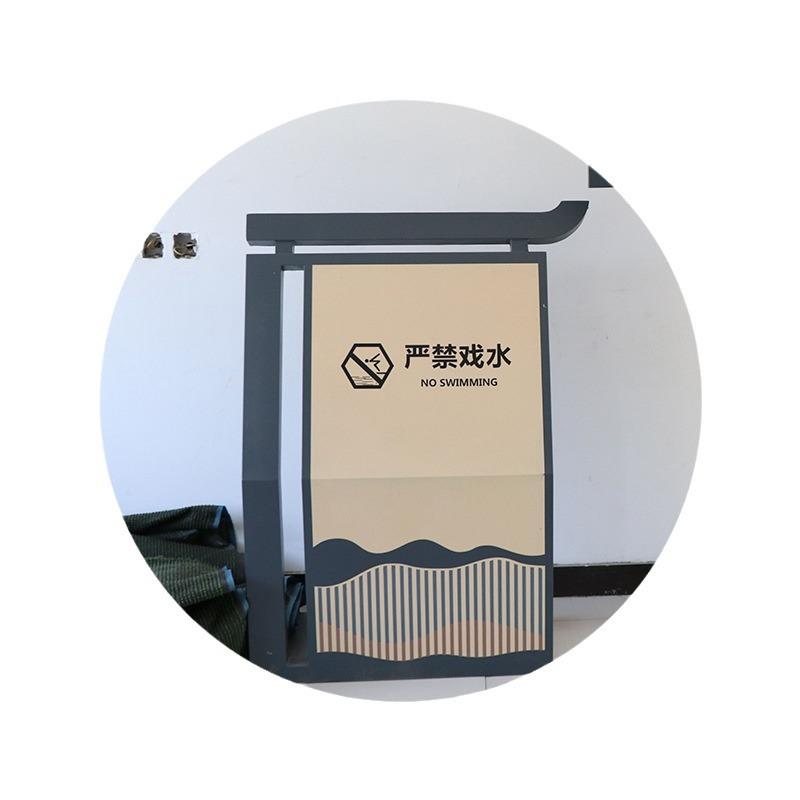 小区导视牌标识牌制作商业街广场指示立牌户外广告牌停车场导向牌