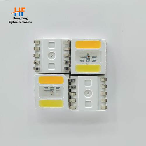 5050RGBWW五合一贴片式LED灯珠红绿蓝暖白正白5050RGBCW1w 0.5w