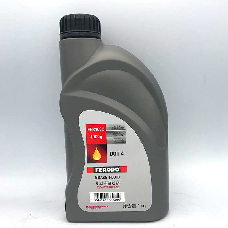 菲罗多汽车刹车油制动液dot4通用型碟刹摩托电动车1Kg合成型
