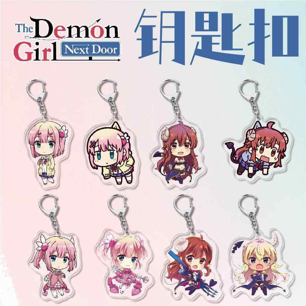 新款动漫周边 街角魔族 亚克力钥匙扣白泽莉子书包小挂件小饰品