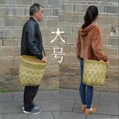 摘茶叶篓子竹篮斜挎腰篓农用采摘箩筐买菜采茶叶 筐采茶专用篮子