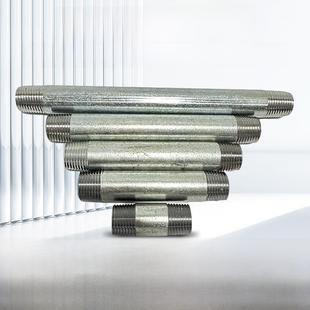 镀锌管对丝加厚外螺纹定制长度双头丝1寸4分65DN20双头丝水管接头