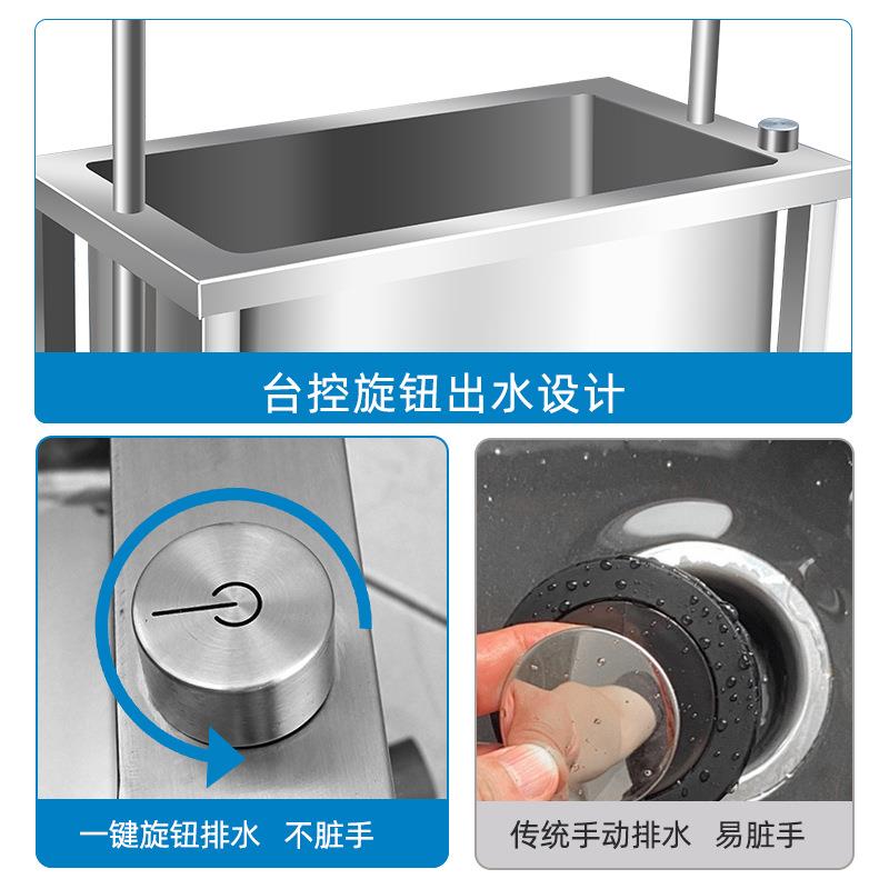 布式不锈用KSZ钢拖把池可移动拖布落地置物架家阳台卫生间沥水架