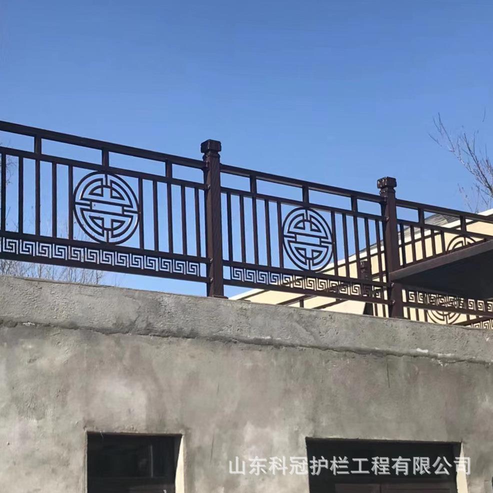 铁艺护栏阳栏台别墅铁艺围墙栅栏方管墙围护栏庭院铁艺226围墙杆