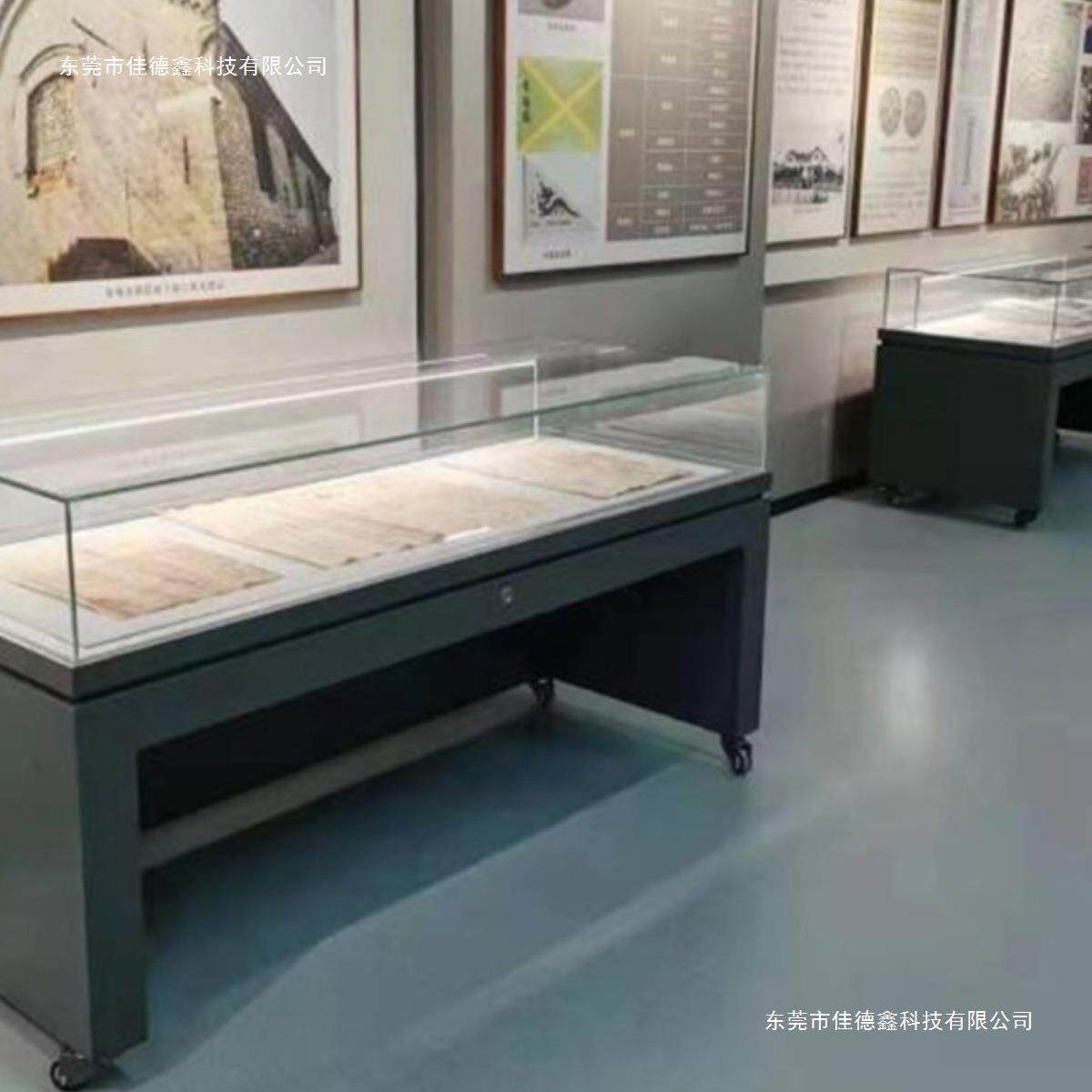 液压古董柜烤漆玻璃文物柜博物馆金属展柜字画文玩展示柜货架货柜