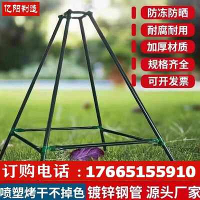 园林绿化防风支架树木支撑杆镀锌钢管树木支撑架人行道树苗木固定