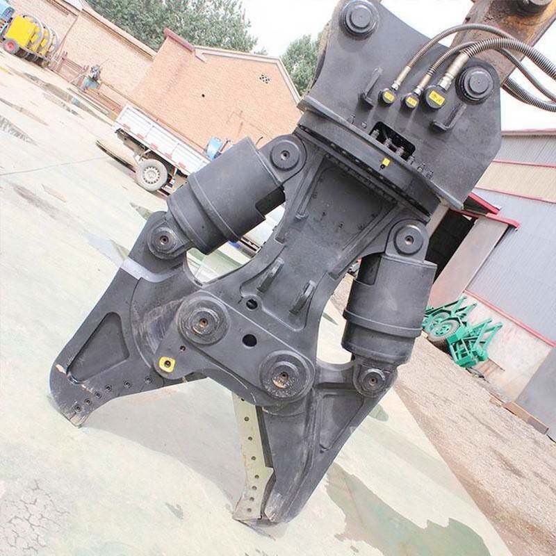 工程建筑挖机液压钢构剪大型双缸旋转鹰嘴破碎剪房屋拆迁废钢剪