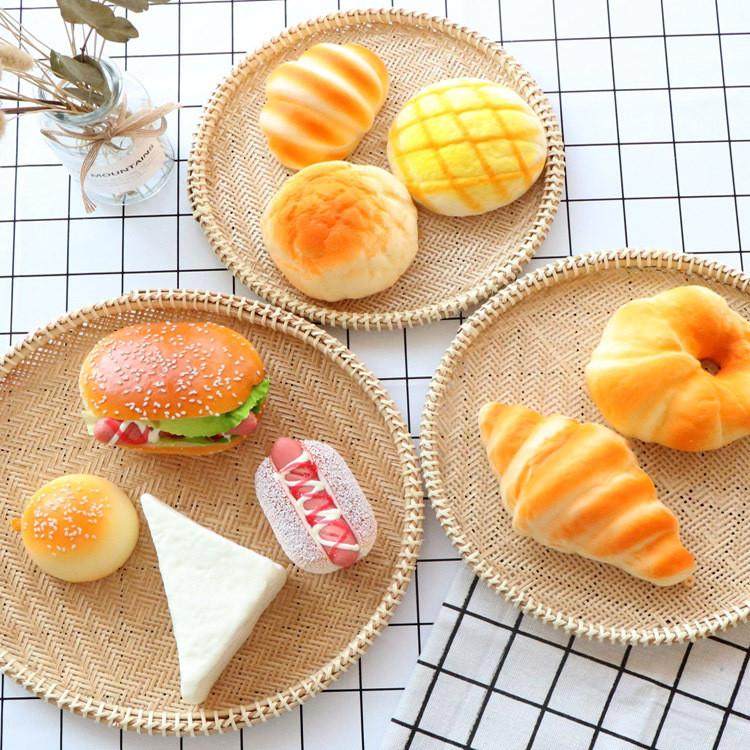 簸箕竹编制品农家晒东西用的竹筛子干货网圆形有孔家用竹盘大小号,特色手工艺,竹编/竹雕,淘宝优惠券,粉丝福利购,淘宝优惠卷