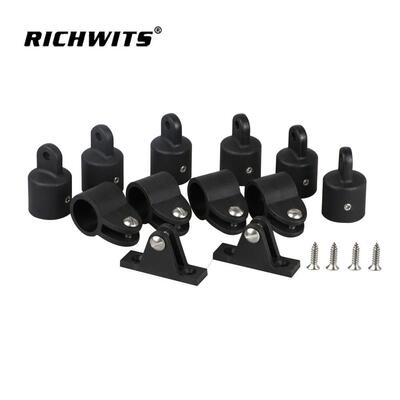 RICHWITS塑料滑套滑帽正山形座组合 房车游艇遮阳蓬五金 船用五金