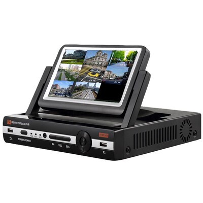 8路硬盘录像机带屏幕八路高清嵌入式监控一体机IPCAM AHD TVI DVR
