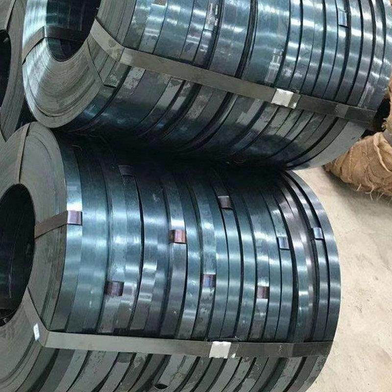 金属铁皮捆扎带自锁捆扎带烤蓝钢带烤蓝打包带