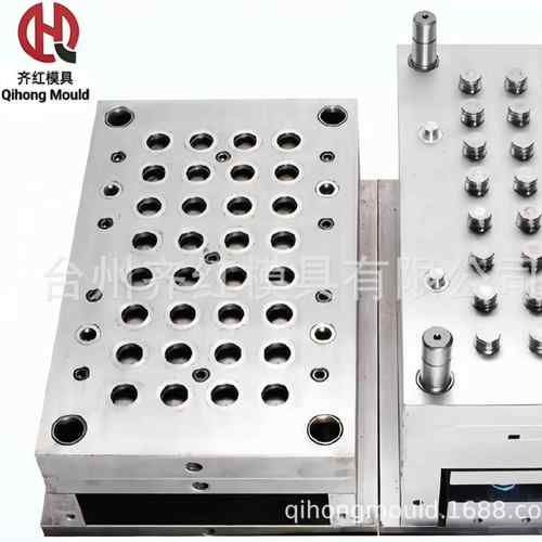 塑料水杯盖子模具设计圆形密封水杯热水盖子吸管杯注塑模具