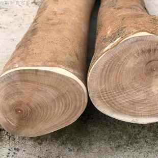 油茶树原木羊角铁锤斧头木柄八角锤子木柄锄头柄榔头锤把硬实木柄