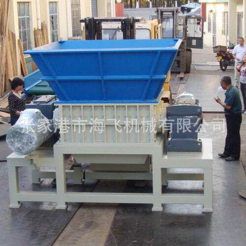 厂家薄膜双轴撕碎机DHT320-48双轴废旧渔网薄膜撕碎机管材粉碎机
