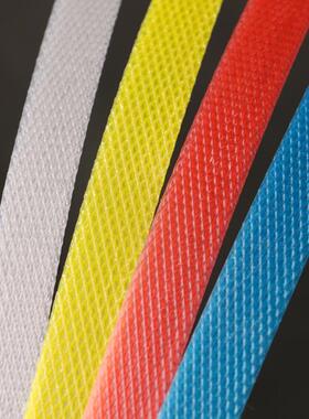 p打包带包厂家透明绑带柔性塑料p装带半自动彩色热捆熔打591包带