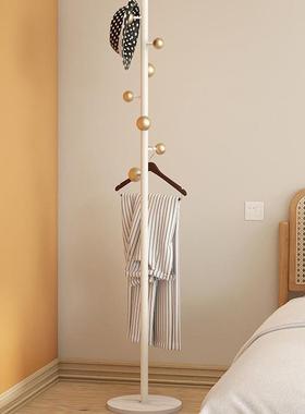 网红衣帽架落LEP客易厅卧室家用角玄关挂衣转置物地简衣服挂架收