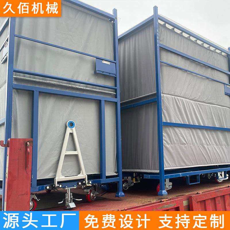 轮胎堆垛架可折叠拆卸库房货架钢制仓储物料架周转架汽车料架久佰