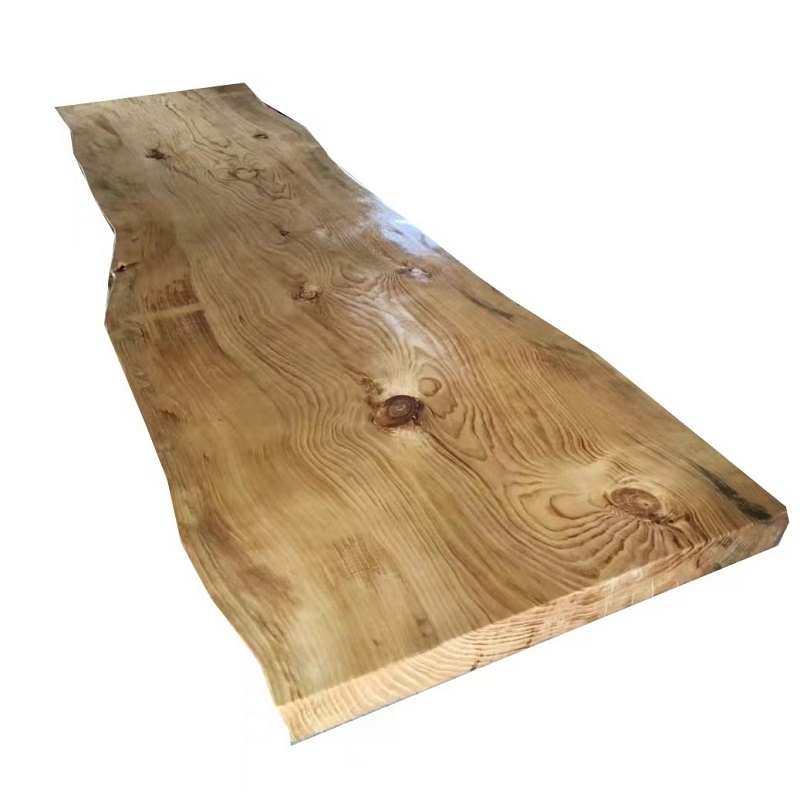 J6DA原木一字隔板不规则台面松木整板壁挂置物架简约家用洗漱台电