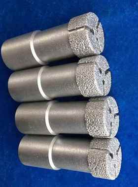 石科美钎焊金石磨头粗砂刚磨橡大理水晶铸件螺丝胶孔打50孔铣槽