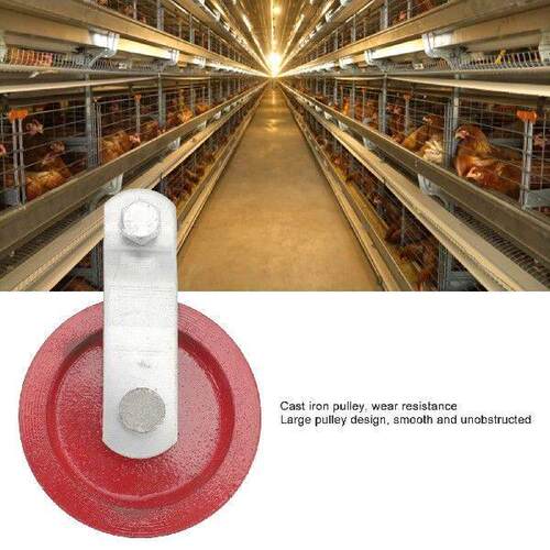 Chicken Coop Pulley Thickened Cast Iron Stainless Steel