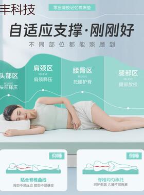 忆棉02522床垫软垫记海绵家不用垫子可拆洗学生宿舍单人榻榻米形