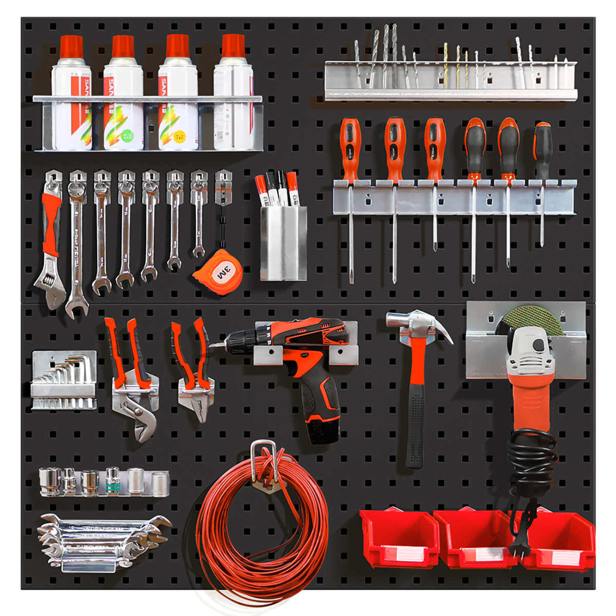 工具挂板方孔洞洞板烘焙挂架收纳架挂钩汽车美容挂墙板五金展示架,商业/办公家具,层板/挂板,淘宝优惠券,粉丝福利购,淘宝优惠卷