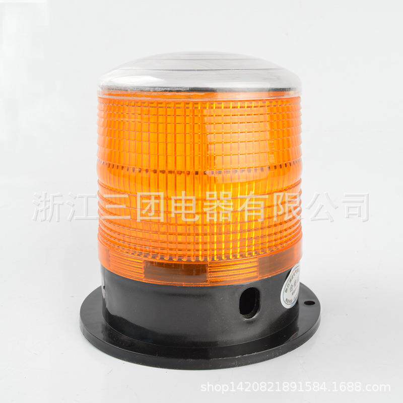 户外太阳能警示灯爆闪灯交通LED塔机障碍灯爆闪灯塔吊强磁吸顶灯