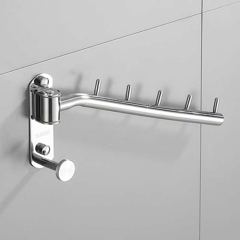 晾衣杆衣晾衣架 不锈钢折叠晒室内 凉架窗台室外阳台晒衣隐形