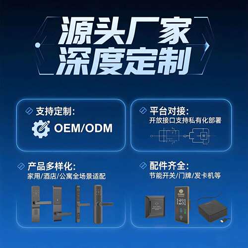 智能电子锁公寓酒店民宿出租房远程密码锁指纹防盗门刷卡入户门锁