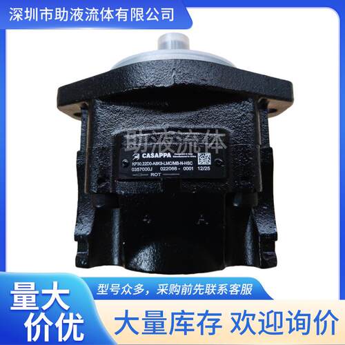 CASAPPA铸铁齿轮泵KP30.22D0-A8K9-LMC/MB-N-HSC 工程机械铸铁泵