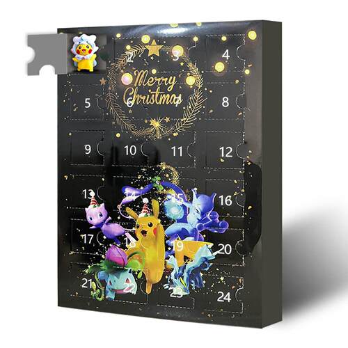 Christmas Comes Calendar Box Elf 24pcs圣诞宠物精灵圣诞盲盒
