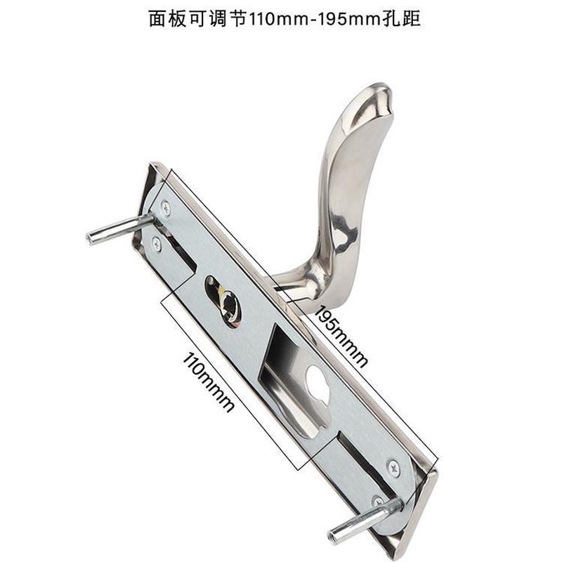 黑色通用型门锁小50大50家用室内房门卧室木门机械静音门锁具配件