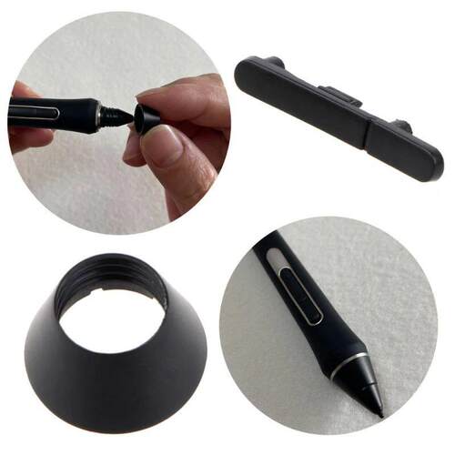 Stylish Pen Button Key + Pen Nut for Wacom Pro Pen 2