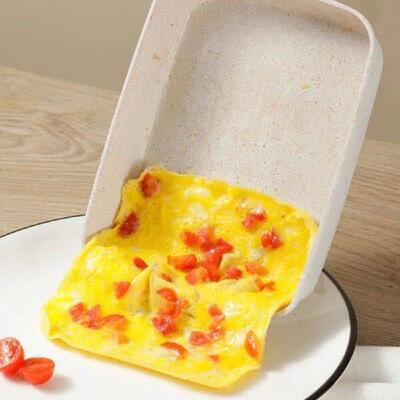 Fry Egg Pan Yuzi Burn Omelette Square Natural Maifan Stone