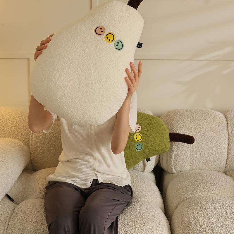 025新款大鸭453456梨抱枕枕靠2垫创意拍照道靠具可沙爱发床上装饰