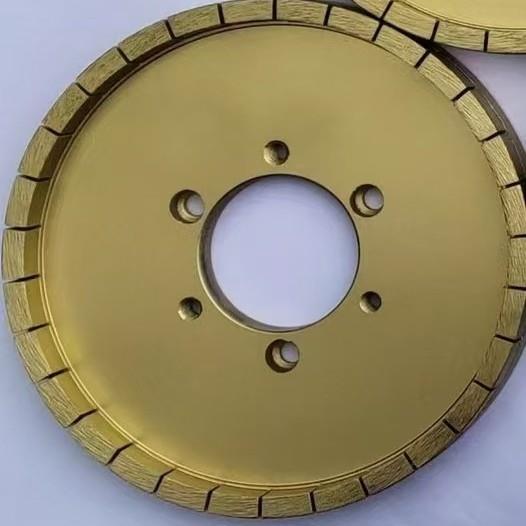 150型60孔石材金刚修边轮瓷砖圆弧抛光机45度倒角专用定型磨轮