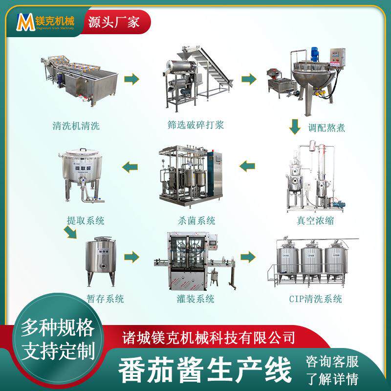 大型枇杷膏加工机器 秋梨膏低温浓缩萃取蒸发器 果酱浓缩设备
