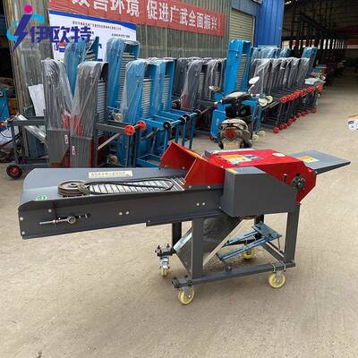 机秸铡草揉丝全自两动干湿用牛羊饲料粉碎机铡草机EWH稻草玉米秆